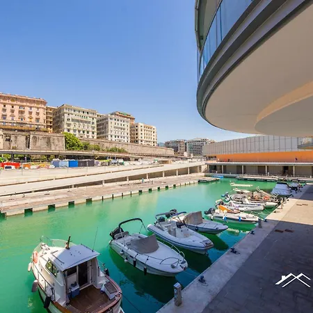 アパートホテル Waterfront Lux 1br Ac Free Parking By Tilo ジェノヴァ